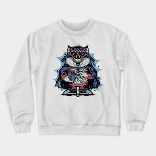 Halloween cat Crewneck Sweatshirt